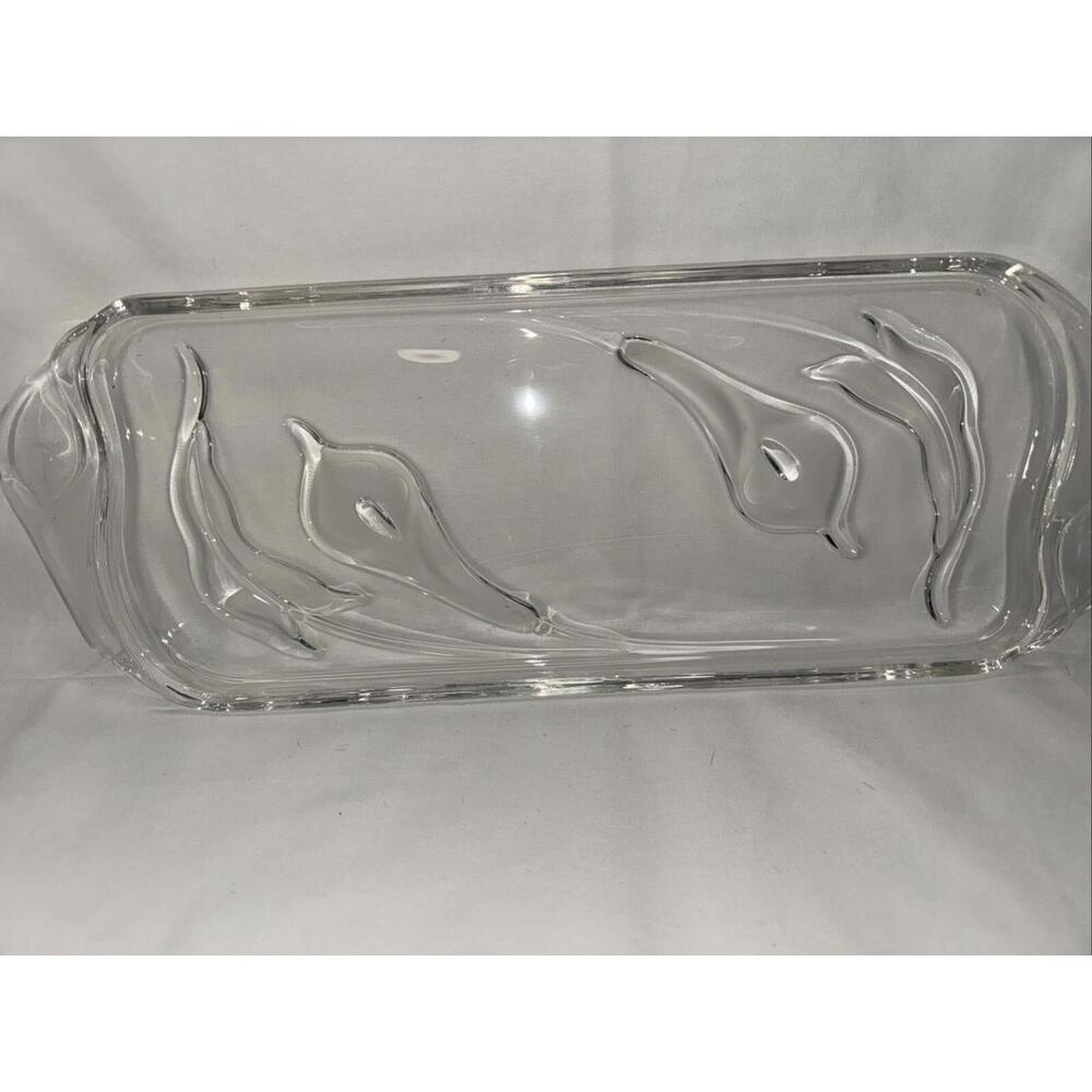 Mikasa Calla Lily Serving Plate, 16.5" L x 6" W